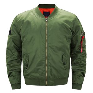 Männer Reißverschluss Casual Military Jacke Kampf Bomber Mantel Langarm Baseball Outwear,Farbe: Armeegrün,Größe:M