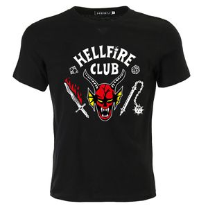 Hellfire Club T-Shirt für Männer Kurzfristig T-Shirt, Größe: 5XL Schwarz T-Shirt