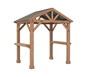 Westmann Holzpavillon BBQ Laval 6x7 natur 174 x 245 x 267 cm (L x B x H)