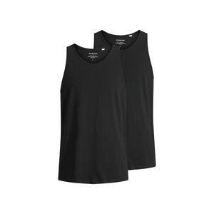 Jack & Jones Jacbasic Tank 2 Pack Black XL