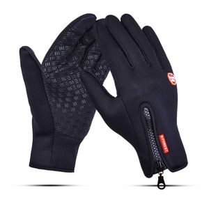 Fahrradhandschuhe Touchscreen Herren Winter Fahrradhandschuhe Handschuhe Laufhandschuhe (XL)