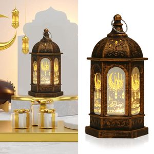 1 Stück Ramadan Deko Laterne Eid Mubarak Dekoration Led Kerze Laterne Muslimische Islam Marokkanische Hängende Lampe Party Tischdeko