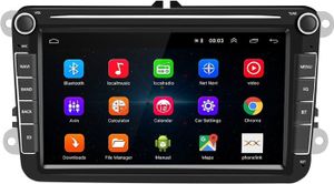 2 DIN Autorádio  8 palcové 1GB RAM 16 GB ROM pre VW, Škoda ,Seat