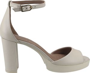 GEOX Peeptoes & Slingpumps WALK PLEASURE, Glattleder, Weiß, Damen GEOX Peeptoes & Slingpumps WALK PLEASURE, Glattleder, Weiß, Damen