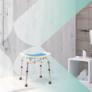 Sprchová a koupelová stolička Sonja Výškově nastavitelná Nosnost až 180 kg