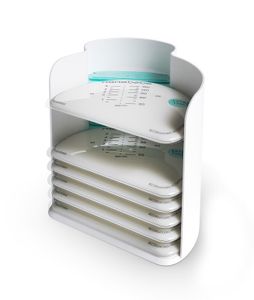 Nanobébé Aufbewahrungsbeutel für Muttermilch / Lebensmittel - 25 Stück + Organizer