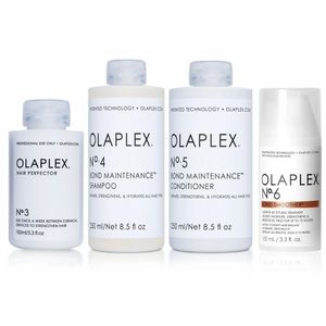 Olaplex Set - Hair Perfector No. 3 + Shampoo No. 4 + Conditioner No. 5 + Bond Smoother No. 6