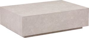 Home Deluxe - Couchtisch Amiri XXL - Farbe: Beige, Größe: 120 x 80 cm, MDF Platte, bereits fertig montiert I Wohnzimmertisch Beistelltisch Sofatisch