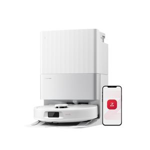 Roborock Qrevo S5V Saugroboter mit Wischfunktion&Hebarem Wischmopp, 12.000Pa, Zero-Tangle System, Warmlufttrocknung, Multifunktions-Dockingstation