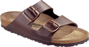 Birkenstock Classic Arizona Birko-Flor, Unisex-Erwachsene Pantoletten, Braun (Dunkelbraun) Schmal 38