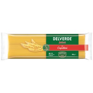 Delverde Capellini 70 dünne Spaghetti aus Hartweizengrieß 500g
