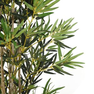 vidaXL Sztuczne drzewko bambusowe 1380 liści 200 cm Zielony