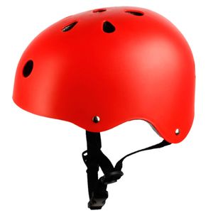 Helm, verstellbar, stoßfest, EPS-Innenfutter, Skating-Fahrradhelm zum Radfahren-Rot,Größe:S 49-53cm