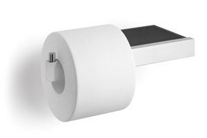 ZACK Toilettenpapierhalter LINEA mit Ablage Edelstahl poliert WC Rollenhalter 40407
