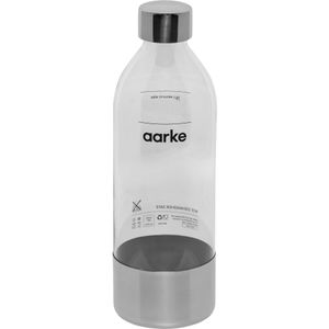 Aarke PET fľaša Fľaša na vodu strieborná