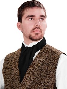 Krawattenschal schwarz