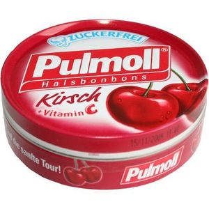 PULMOLL Hustenbonbons Kirsche mit würzigem Zimt ohne Zucker 50g