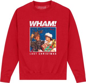 Wham - "Last Christmas" mikina pro muže/dámy Uni PN338 (M) (červená)