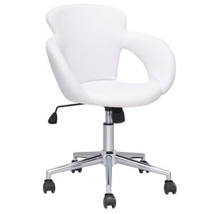 Bürostuhl Schreibtischstuhl Weiß M-65335-1/725