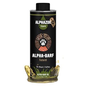 Alpha Barf Futteröl für Hunde & Katzen I Omega 3 6 9 zum Barfen: 500ml