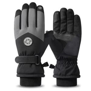 L Handschuhe Wasserdichte Handschuhe Fingerhandschuhe Männer Wasserdicht Skihandschuhe Winterhandschuhe Winddicht Wasserdichte Radfahren dick warm Handschuhe
