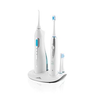 ETA Oral Care Centre (sonický zubní kartáček + ústní irigátor) ETA 2707 90000 Pro dospělé, dobíjecí, sonická technologie, 3 režimy čištění zubů, počet kartáčkových hlavic v balení 3, bílá