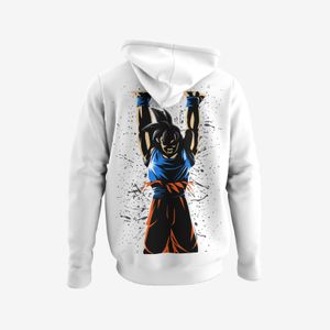 Herren Hoodie Kapuzenjacke Son Goku Dragon genkidama Anime Streetwear Fashion