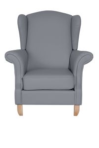 Max Winzer Verita Ohrenbackensessel - Farbe: grau - Maße: 88 cm x 84 cm x 108 cm; 2960-1100-2070116-F01