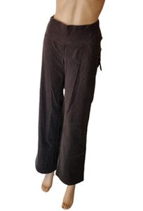 Tehotenské nohavice 22091-G fischer collection farebné kožené manšestrové nohavice elastický pás veľkosť 40