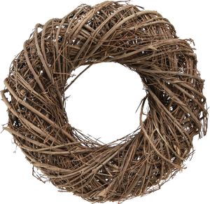 Ulmenkranz Deko Natur Braun Ø23–25cm 6,5cm 2St Kranz