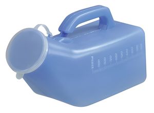 Aidapt - Urinal für Männer - blau - Bettflasche