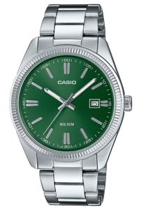 Casio Pánské analogové hodinky Candala stříbrná One size