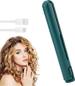 Glätteisen Tragbarer Mini-Lockenstab 2-in-1 15 mm 3D-Schwimmpaneel USB-Aufladung