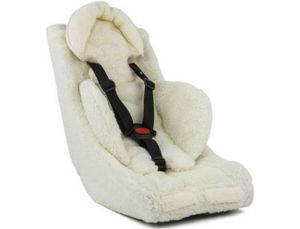 Melia Plus Comfort Baby Eimer/Fahrradanhänger Schaf Weiß