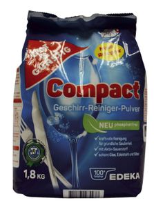 Gut & Gunstig, Compact, Proszek do zmywarek, 1,8kg (PRODUKT Z NIEMIEC)