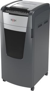 AKTION: Rexel Optimum AutoFeed+ 600X Aktenvernichter mit Partikelschnitt P-4, 4 x 28 mm, bis 600 Blatt, schwarz mit CashBack