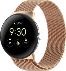 Strap-it Milanaise-Armband – passend für Google Pixel Watch 1/2 – Milanaise-Armband mit Magnetverschluss für Pixel Watch
