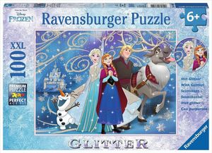 100 Teile Ravensburger Kinder Puzzle XXL Glitter Disney Frozen Schnee 13610