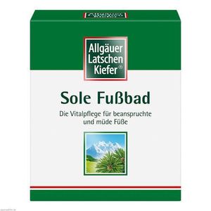 Allgäuer Latschenk. Sole Fußbad 10X10 g