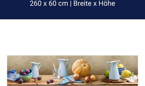 Küchenrückwand Collage Herbst Brett Holz M1219 – Acrylglas / 260cm / 60cm