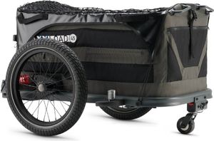 taxxi Cyklistický vozík s odpružením černý