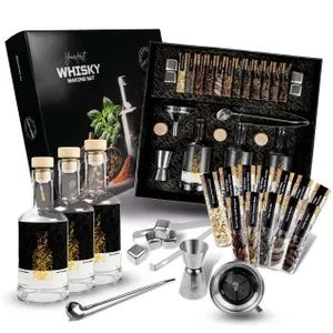 Dibys Diy Whisky Baukasten Set mit Gewürzen und Cocktail-Zubehör Geschenk-Set