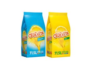 Cedevita Zitrone Holunder/Cedevita Zitrone (limun bazga/limun) 9 Vitamine, Instant Pulver Vitamin Getränke Mix 2 x 900g, macht 23 L Saft alkoholfreie
