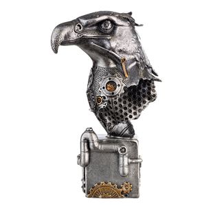 Casablanca by Gilde Dekofigur Skulptur Steampunk Eagle  H. 27 cm,37046