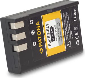 Akku wie Nikon EN-EL9, -EL9a / D40, D60, D3000, D5000, 1000mAh