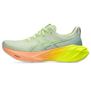 Asics Novablast 4 Paris - cool matcha/safety yellow, Größe:8