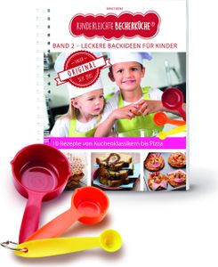 Kinderleichte Becherküche Band 2- 3 Messbecher und ein Rezeptbuch mit 10 Rezepten, Leckere Backideen für Kinder, Bekannt aus Die Höhle der Löwen: ... Backen und Kochen für Kinder ab 3 Jahren)