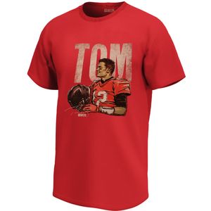 XL|Tom Brady Washed Logo Tampa Bay Buccaneers NFL Herren T-Shirt NFLTS05MR