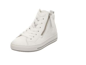 Gabor Shoes Sneaker High - Weiß Glattleder Größe: 39 Normal