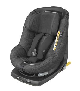 Maxi-Cosi AxissFix Air Autositz, 360° drehbarer Kindersitz mit ISOFIX und Liegeposition, nutzbar ab ca. 4 Monate bis 4 Jahre (ca. 61 - 105 cm), Nomad Balk, Schwarz